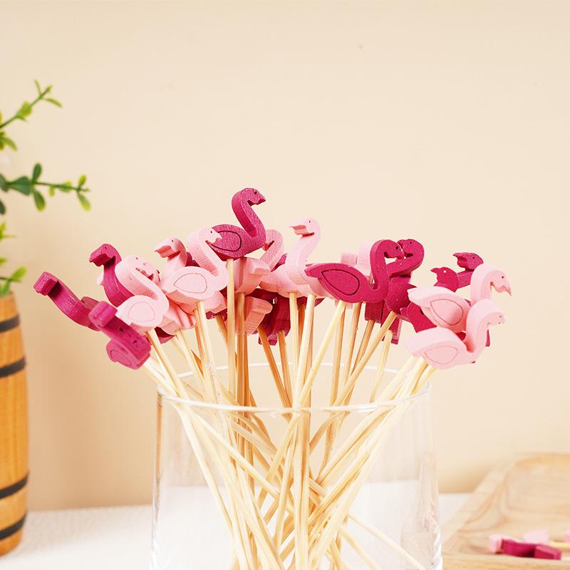 Custom Disposable Bamboo Fruit Skewers - Creative Dessert Art