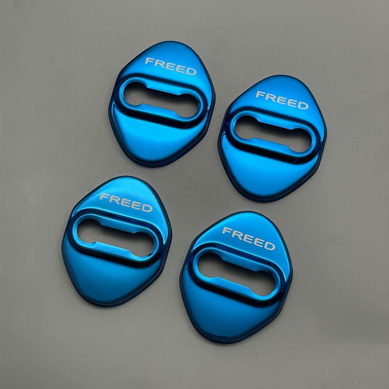 MEKOMEKO Honda New Freed GT Series Striker Cover Door Lock Cover Plated Accessories Interior Parts Stainless Steel 4PCS Easy Installation June 20
