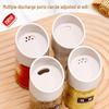 ZISIZ Household Glass Condiment & Spice Jar Set