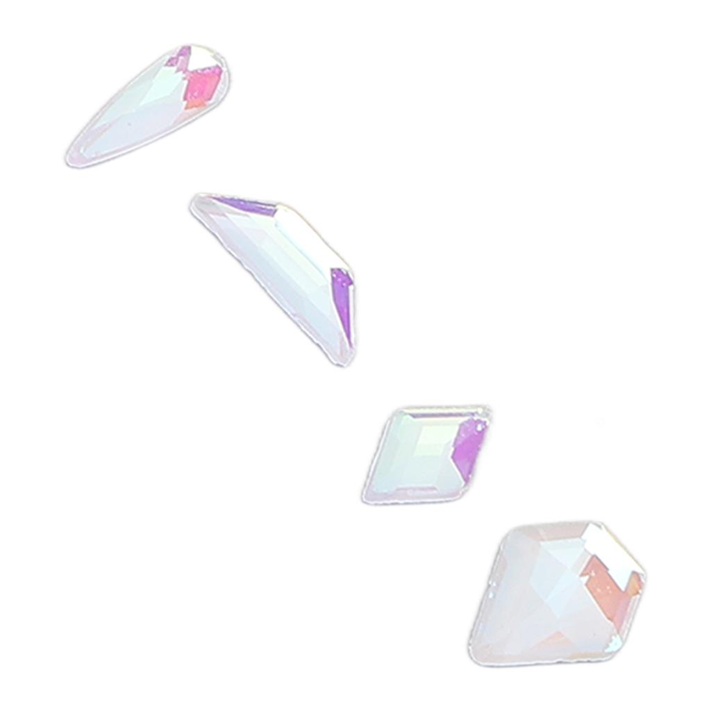 Nail Art Rhinestones Aurora Multipurpose Nail Diamonds for Home Salon Nail Art Schools