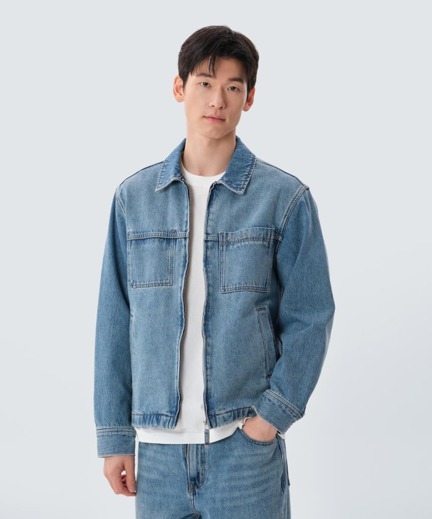 Snowpeak Apparel Denim Jacket (S25Zmfjk76) Blue
