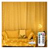 300 LED Fairy Curtain Lights 9.8ft x 9.8ft Window Wall Hanging String Light USB Powered Curtain Light for Bedroom Backdrop Wedding Party Indoor Decor