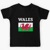 Wales Welsh Flag Kids T-Shirt