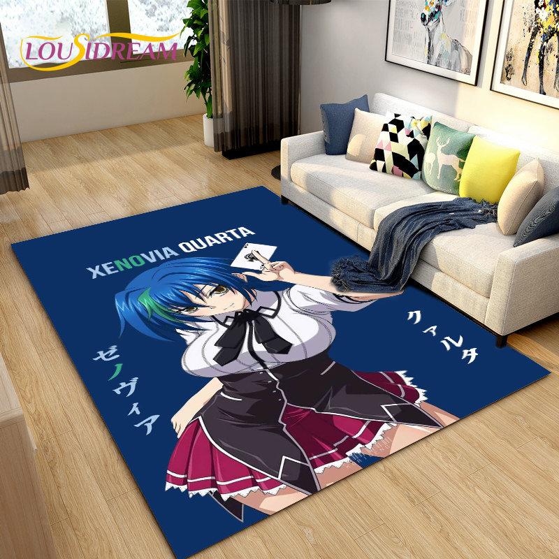 3D High School D×D Sexy Anime  Area Rug,Carpet Rug for Living Room Bedroom Sofa Doormat Decoration,kids Play Non-slip Floor Mat
