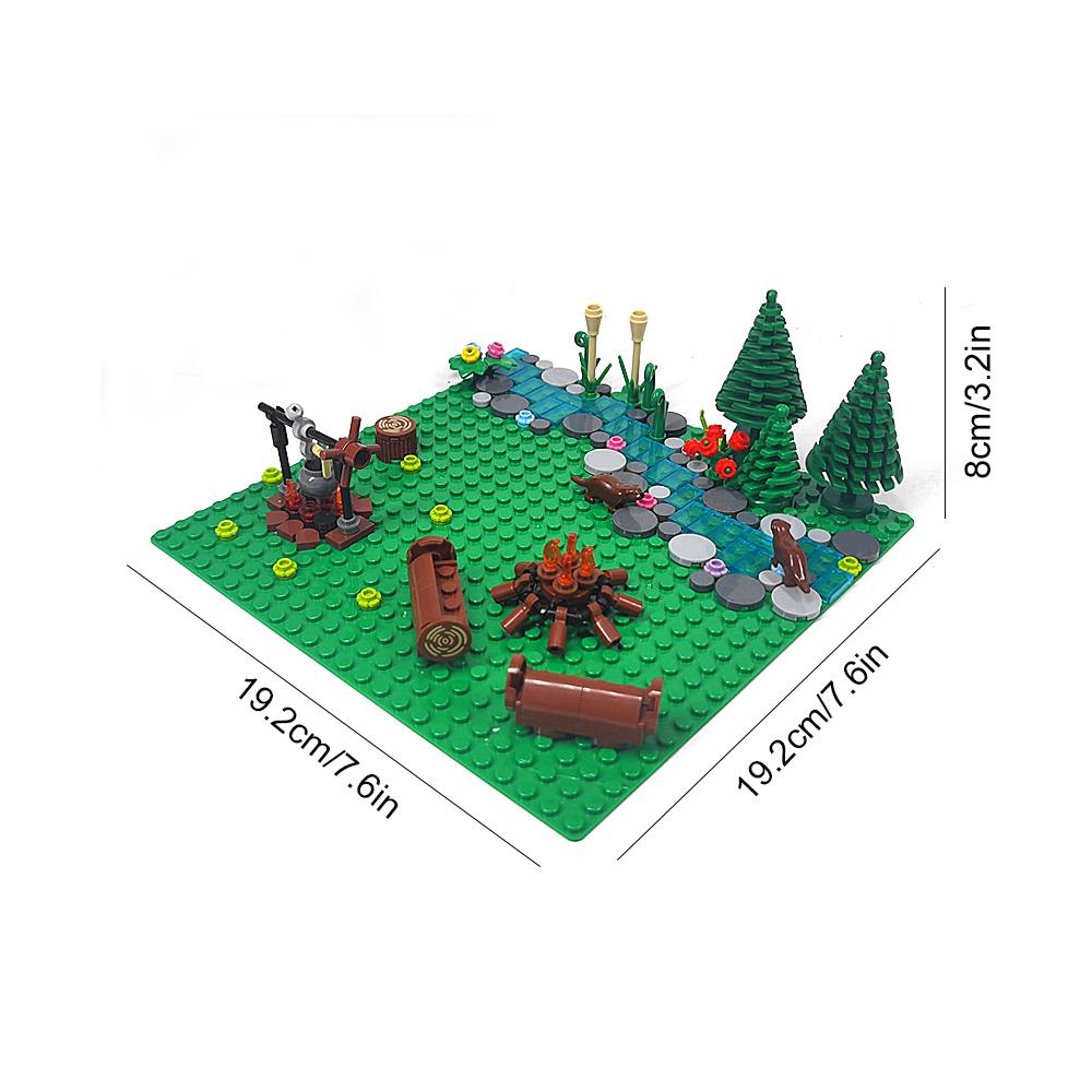 

Camping Building Block Set Outdoor Forest Tent Camping Adventure Campfire Picnic Barbecue Toys Compatible With Classic Brands