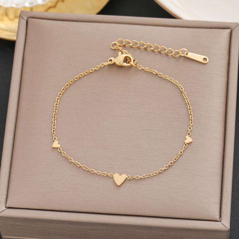 Women's Fashion Titanium Steel Bracelet: Elegant Japanese & Korean Design, Non-Fading Stainless Steel, Versatile Jewelry.