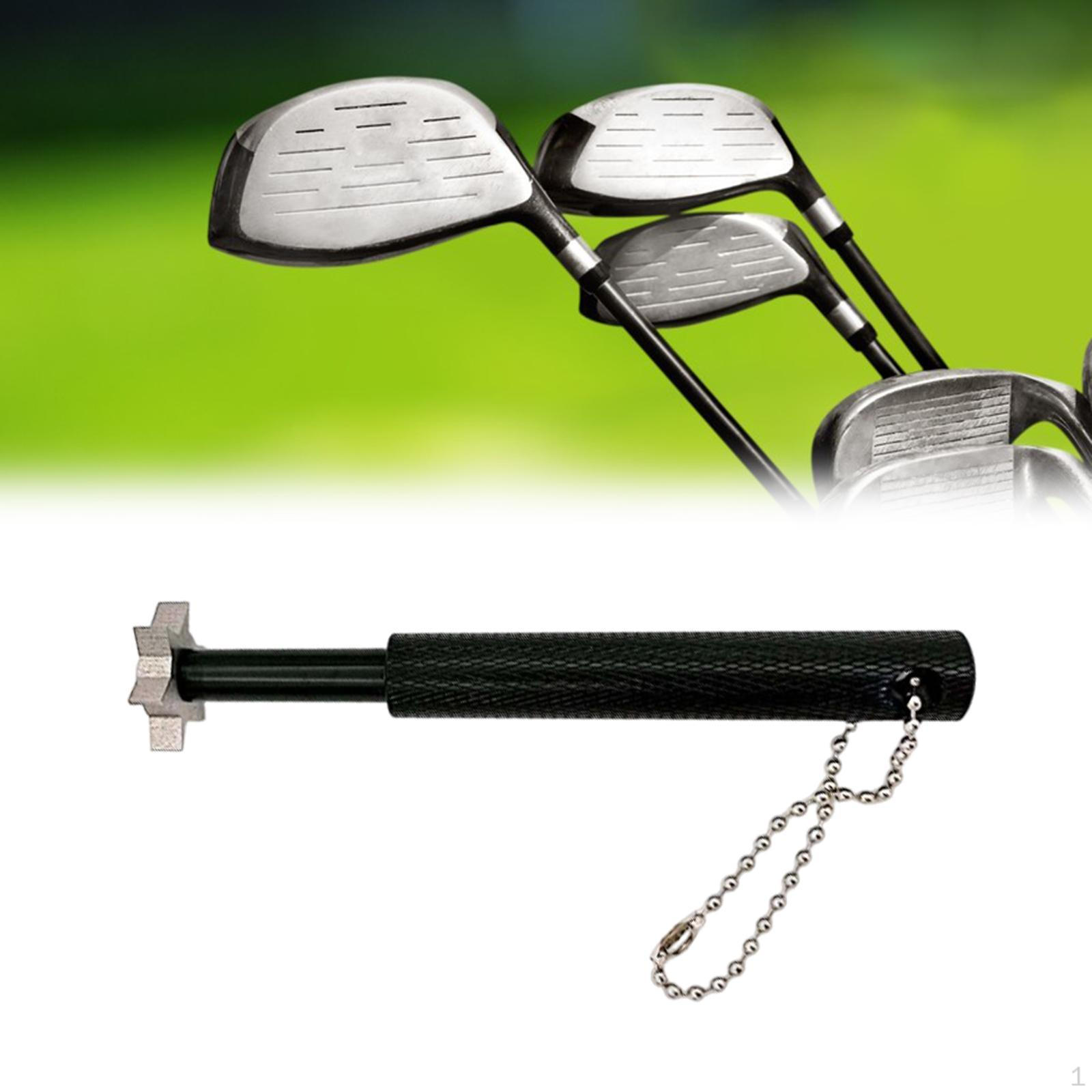 

Компактный инструмент для заточки, проточки и чистки клюшек для гольфа, алюминиевый сплав, 6 головок для клиньев, айронов, Black