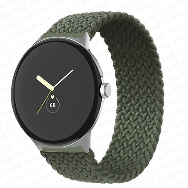 Solo Loop intrecciato per cinturino Google Pixel Watch Accessori Smartwatch Cinturino in nylon elastico Braccialetto correa Pixel Watch Banda Active
