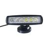 18W Power LED Daytime Running Lights Super Bright 6000K White Spotlights High Bright Aluminum Alloy LED Work Light SUV Truck