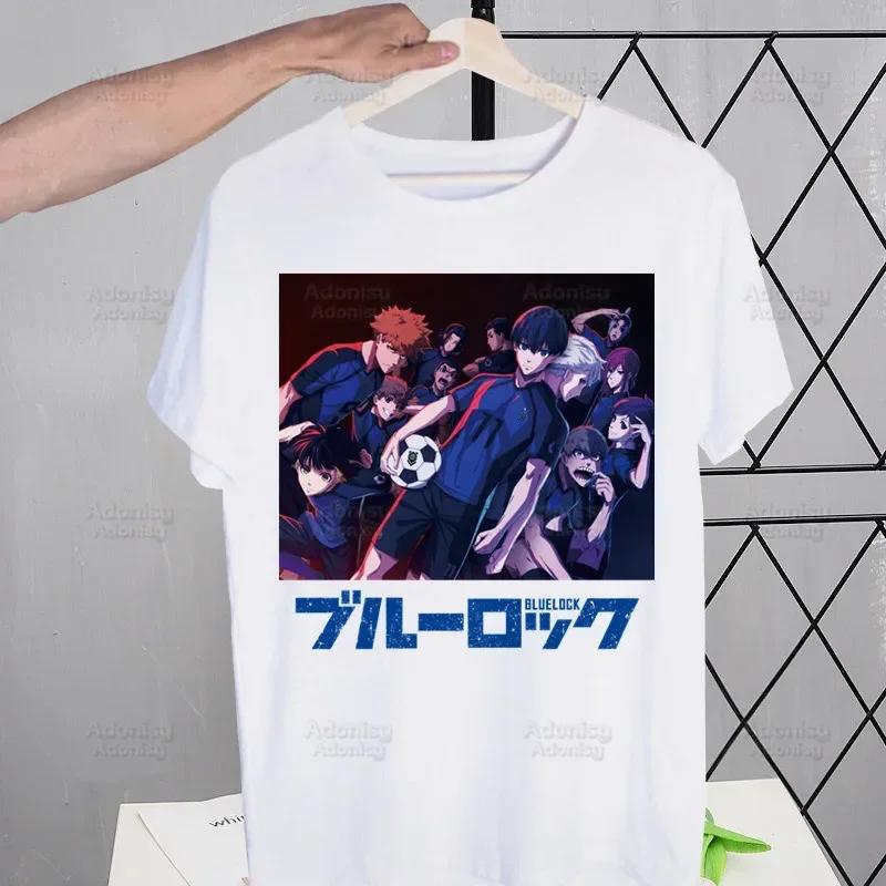 BLUE LOCK Isagi Yoichi T-Shirt Herren Tops T-Shirts Harajuku Seishiro Nagi Meguru Bachira T-Shirt Streetwear Hip Hop Herren T-Shirts