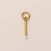 18K Gold Plated Stainless Steel Adjustable Chain with Fruit Pendant for DIY Jewelry