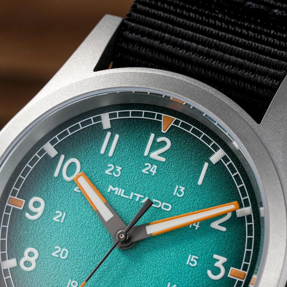 1963 Watch Militado ML05 Field Watch 38mm VH Sweep Hand Quartz Men