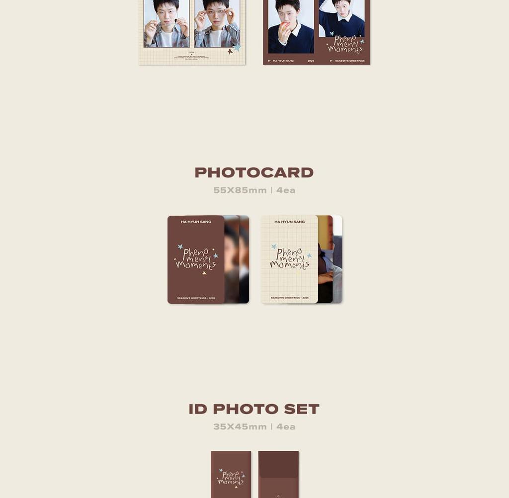 [POB] HA HYUN SANG [PHENOMENAL MOMENTS] 2026 Season's Greetings