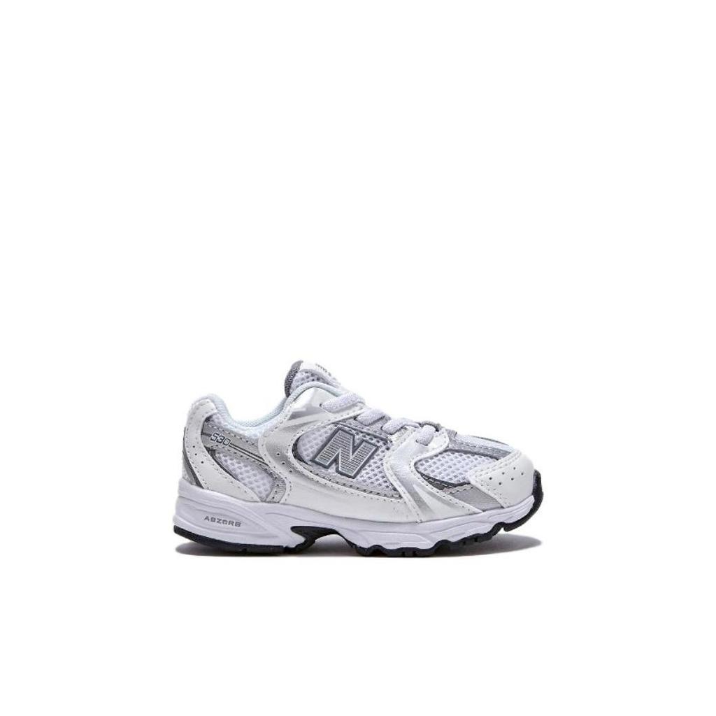 New Balance 530 Bungee Toddler White Silver Metallic IZ530AD