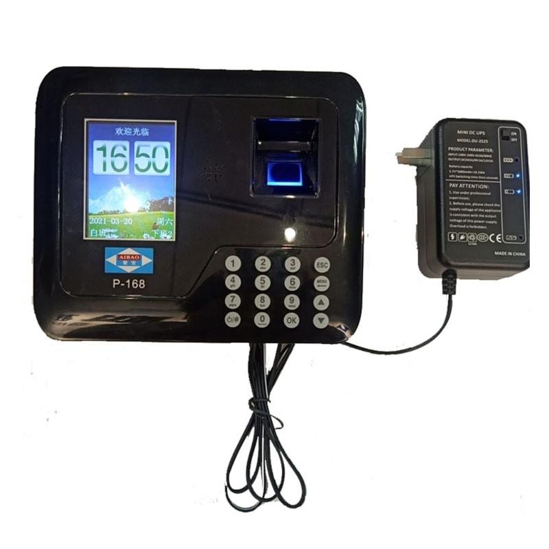 Small Plastic UPS Uninterruptible Power Adapters with Stable Output Simple Operate for Routers Modem Attendance System