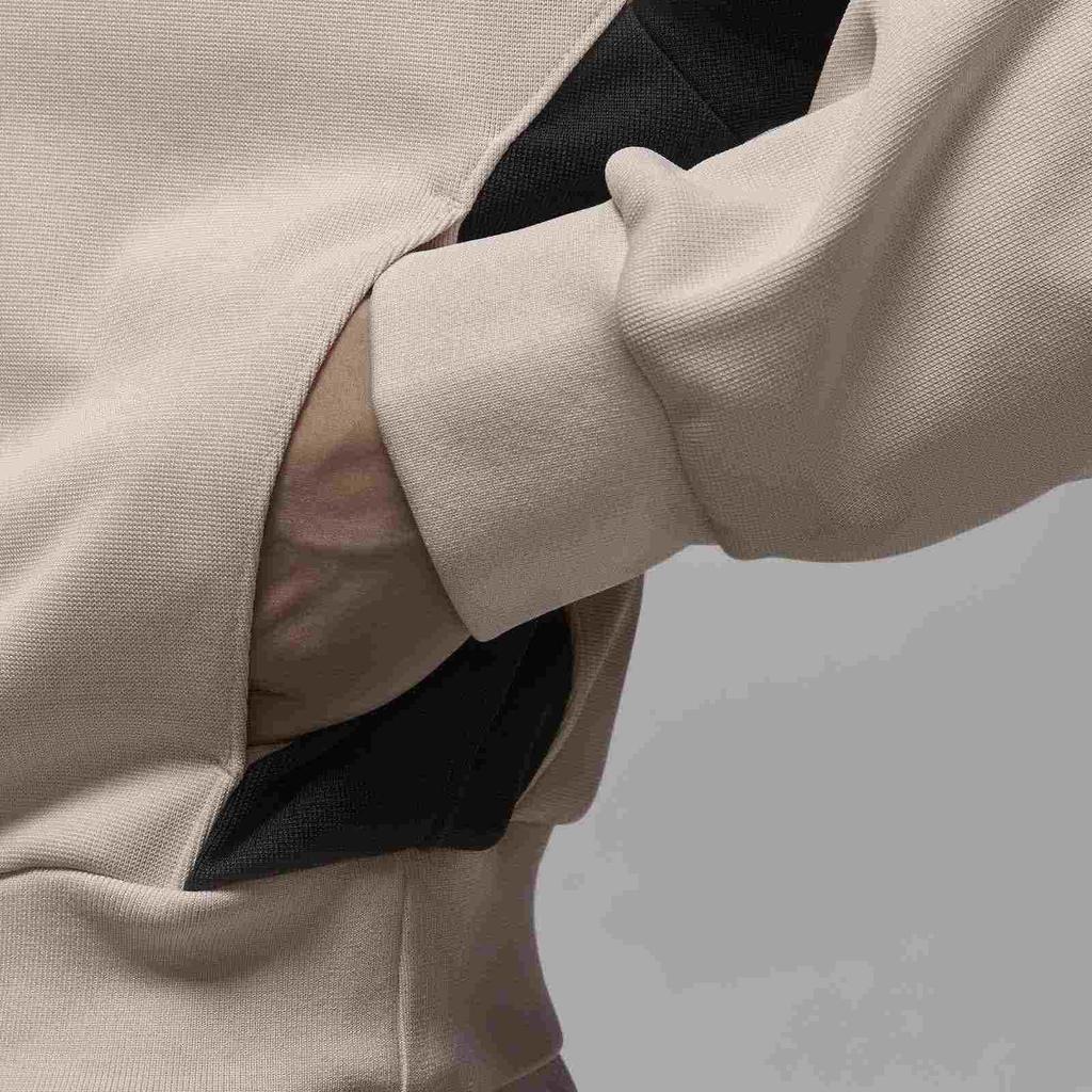 Jordan Loose Fashion Long Sleeve Jacket Women Jackets Light-Brown Black FV7105203