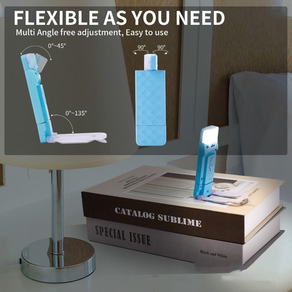 Rechargeable Clip on Book Light Eye Protection Clip Desk Light Mini LED Book Light  Night Light