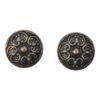 Brass Bathroom Pulls Bronze Single Hole Closet Door Knoks Solid Round Drawer Pull for Warehouse, Glass Door& Garden Door