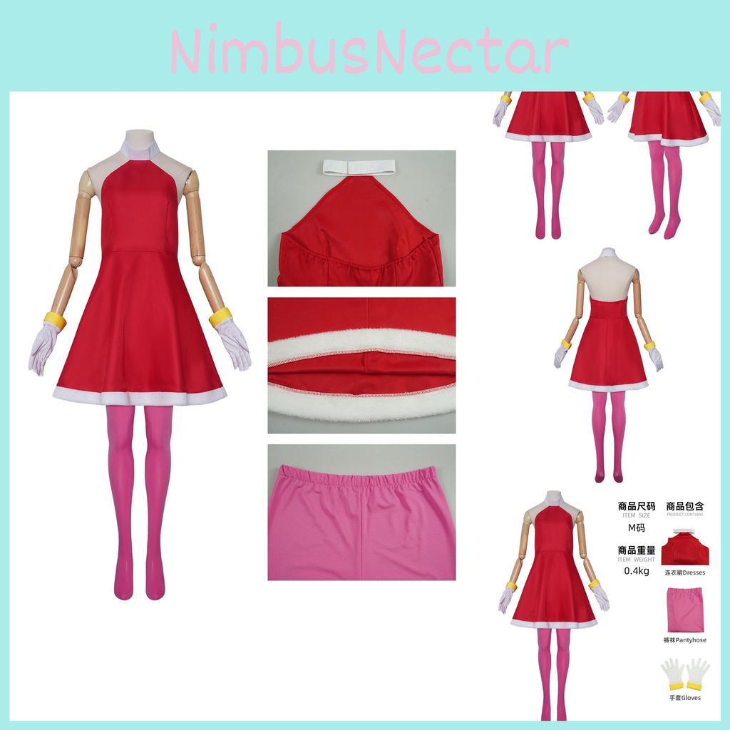 Amy Cosplay Rose Anime Stage Performance Costume Halloween Dress Womens