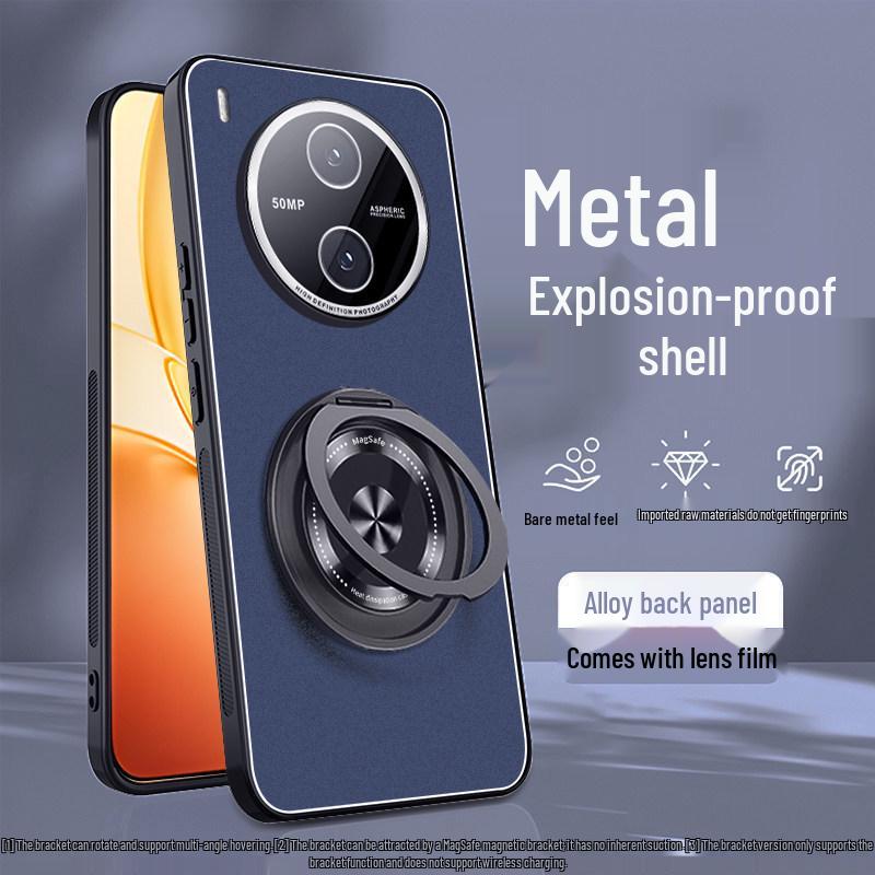 Metal Matte Protective Phone Case for Vivo Y600 Pro with Silicone Full Coverage and Lens Protection