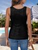 Women's Sequin Tank Top Sleeveless Scoop Neck Sparkly Party Camisole