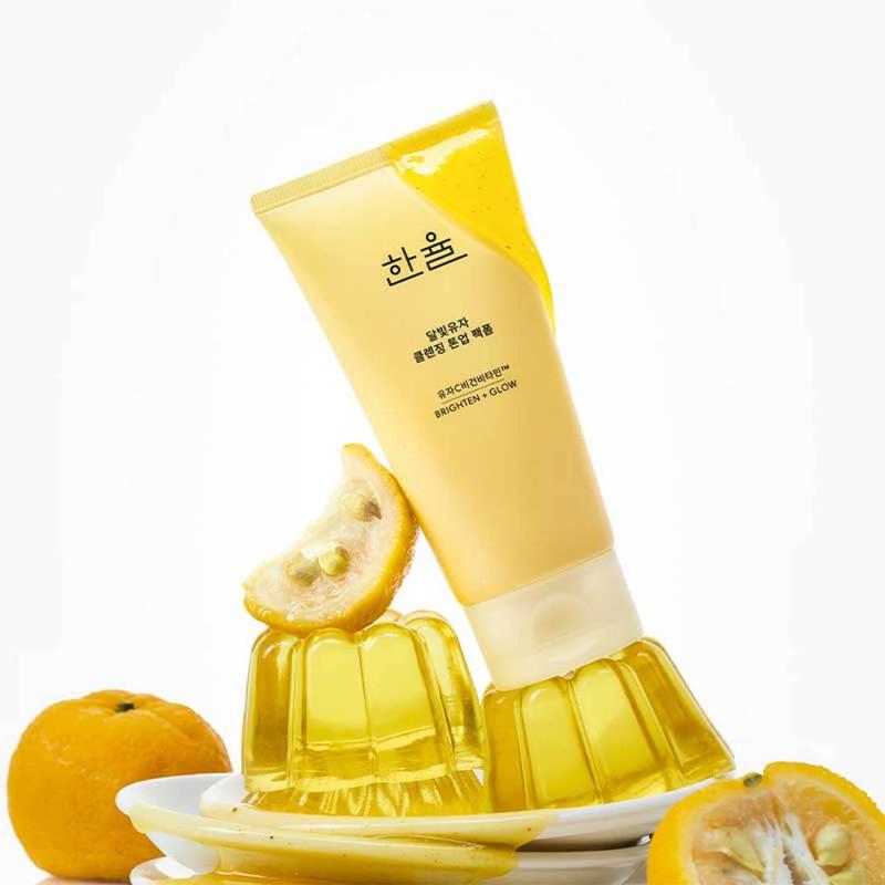 Hanyul Yuja Cleansing Tone Up Pack Foam 120ml