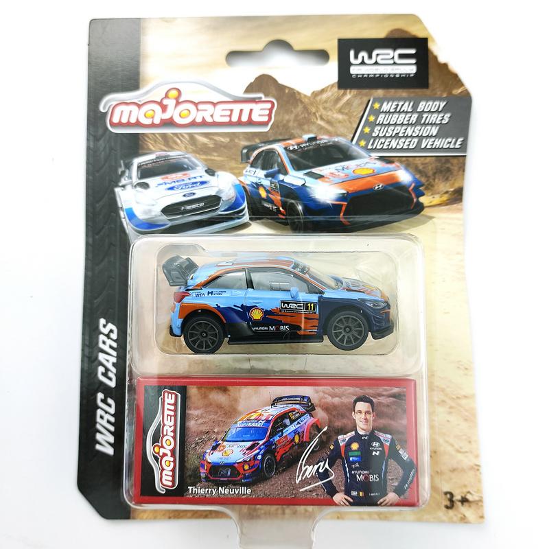 OCRE9 Majorette WRC Cars CITROEN C3/ FIESTA/ i20/POLO R 1/64 Die-cast Model Collection Toy Vehicles