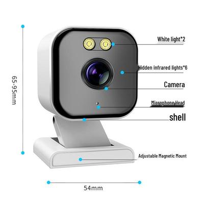 Graffiti HD Wasserdichte WLAN-Kamera mit Tuya Smart Alarm & Magnetischer Drahtloser Überwachung