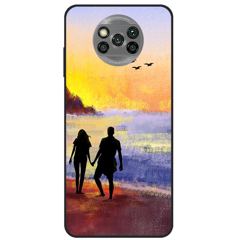 For Xiaomi Poco X3 Pro Case Silicone Soft Cat Phone Cover for Poco X3 NFC Case TPU Black Funda for Poco X 3 NFC PocoX3 Pro