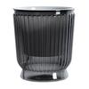 Self Watering Plant Pot Plastic Flower Pot with Water Reservoir Wick Ropes Modern Indoor Planter for Home Office