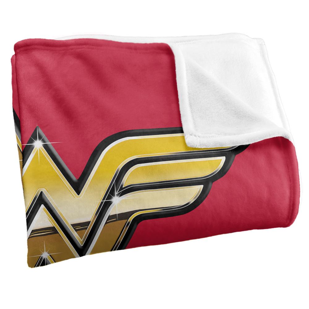 Wonder Woman Metal Logo Blanket