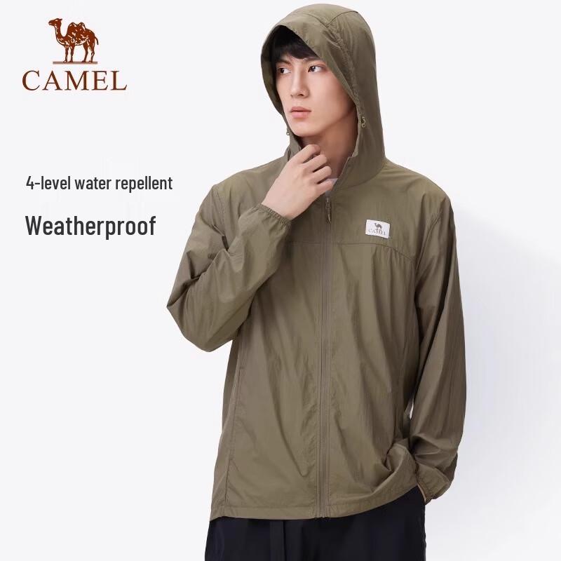 CAMEL Unisex UPF50+ Cooling Outdoor Sun Protection Hoodie L