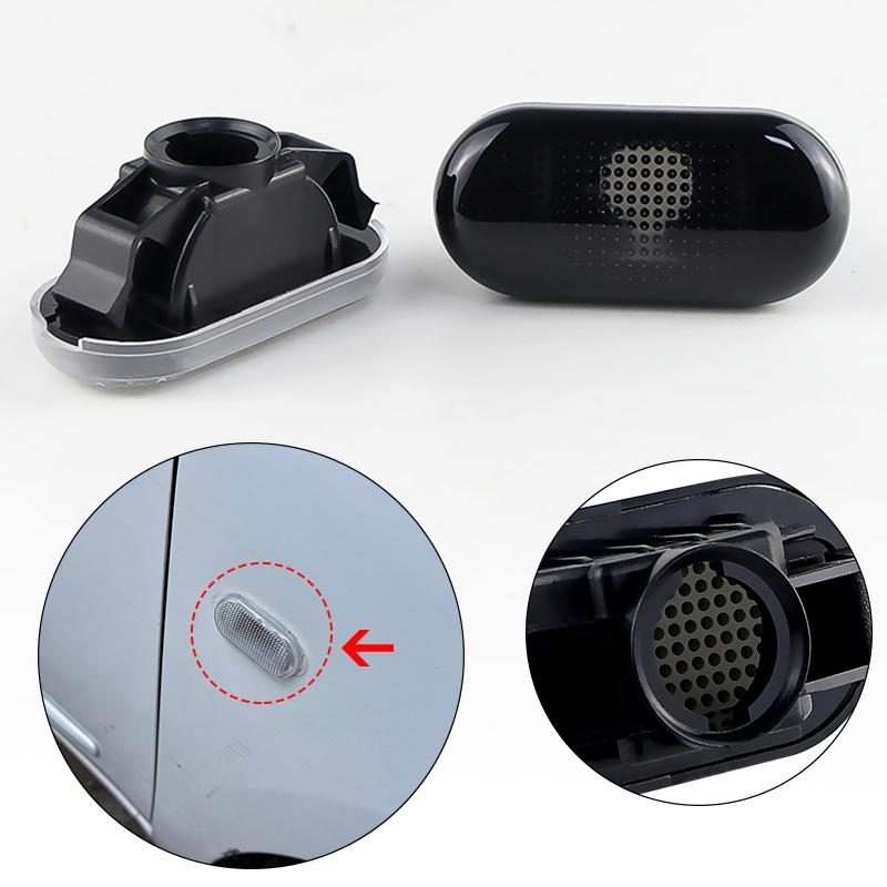 2PC No Bulbs Car Fender Side Marker Light Housing Shells For Nissan Qashqai J10 JJ10 Cube Z11 350Z Z33 Fairlady NP300 Navara D40
