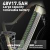 BURCHDA X27 Elektrické kolo Špičkový výkon 1500 W 48 V 17,5 Ah Vyjímatelná baterie Dojezd 80 km 27,5" Terénní dojížděcí elektrokolo pro dospělé
