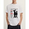 T-shirt classica a maniche corte bianca del tour di Jamiroquai