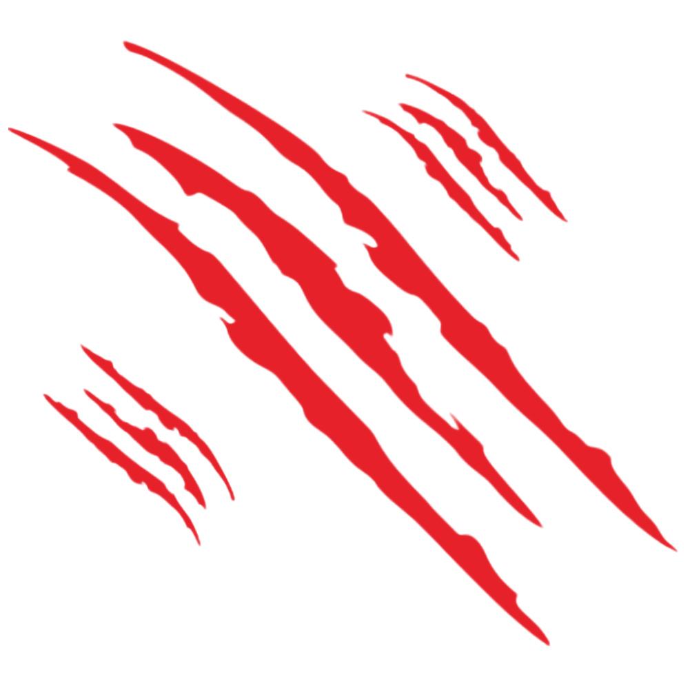 DIY Car Sticker Scratch Stripe Marks 130CMx34CM Claw Sticker Headlight Decal Paw Creative Scratch Sticker Car Exterior Accessory