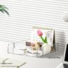 Acrylic Desktop File Organizer Rack