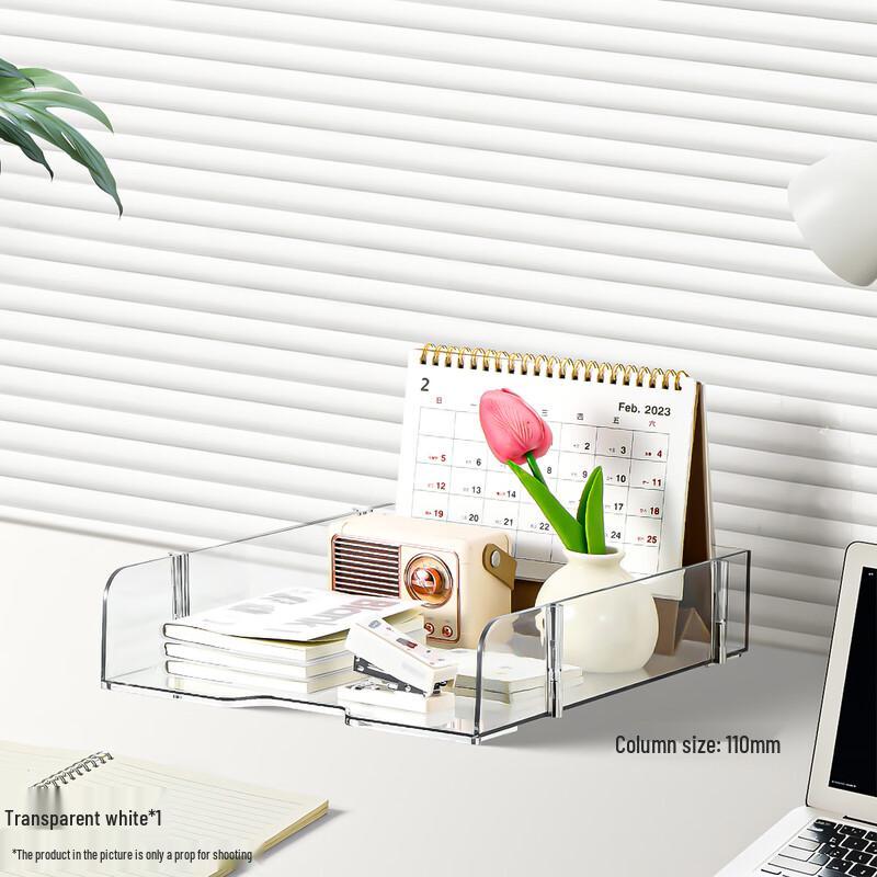 Acrylic Desktop File Organizer Rack