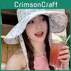 Summer Versatile Fisherman Hat For Women With Wide Brim Protective Sun Features