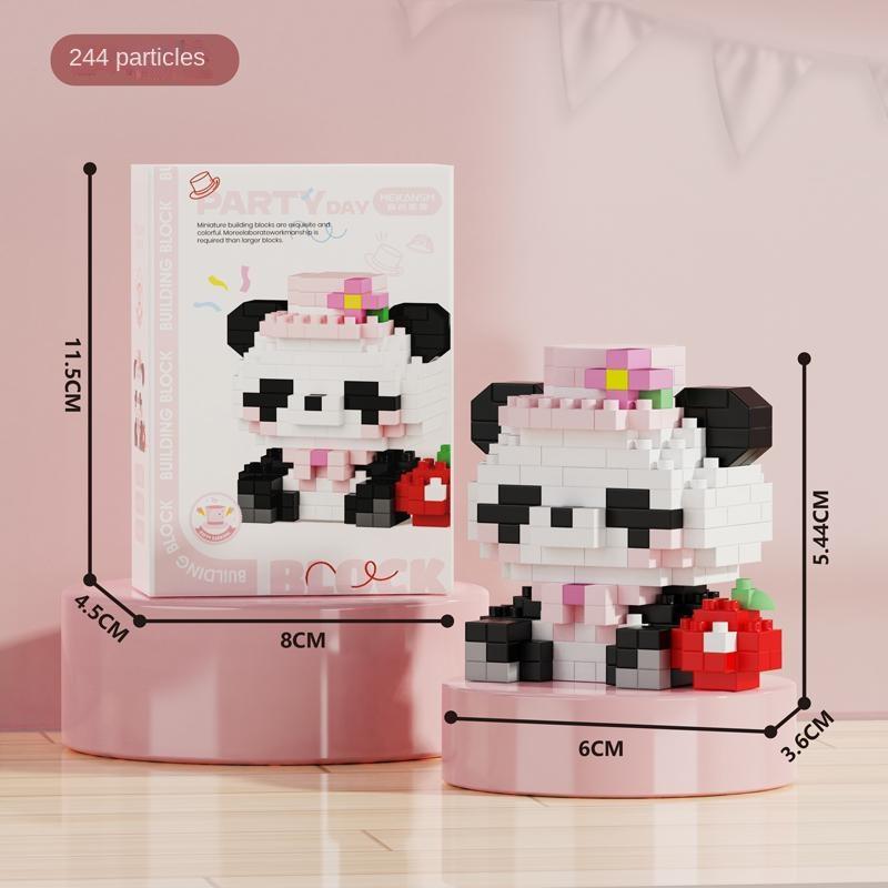 Party Animal Micro Diamond Building Blocks Creative Educational Toys for Girls 6/7/8/10 Year Old Gifts