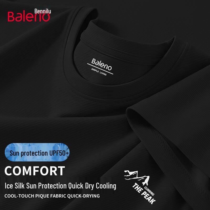 Baleno Men s Quick-Dry UPF50+ Ice Silk T-Shirt XL