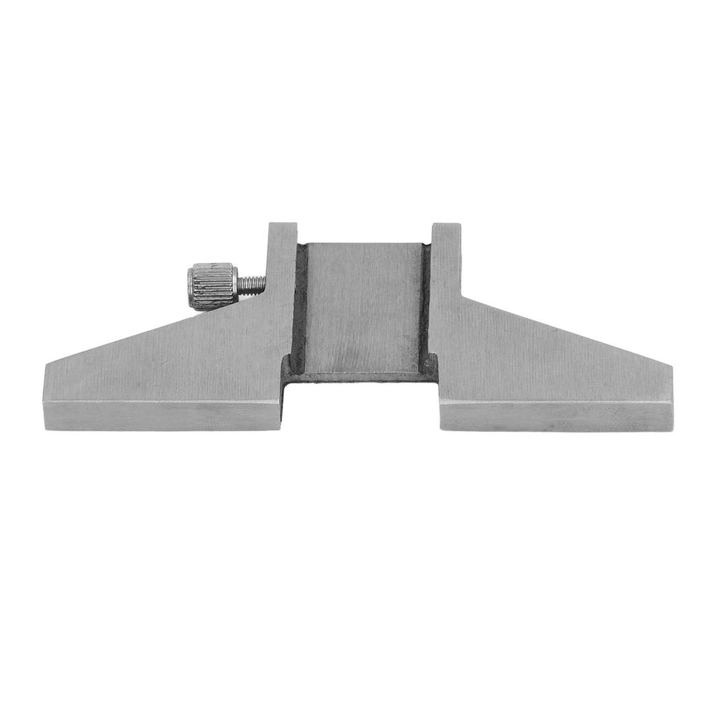 Caliper Depth Base Stainless Steel Screw Knob High Accuracy Grinding Quenched Depth Base Attachment for Measuring