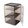 Cup Storage Rack Dustproof Stackable Plastic Clear Cup Organizer Box for Cabinet Desktop Large