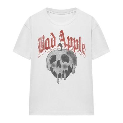 Snow White And The Seven Dwarfs Womens/Ladies Bad Apple Skull T-Shirt