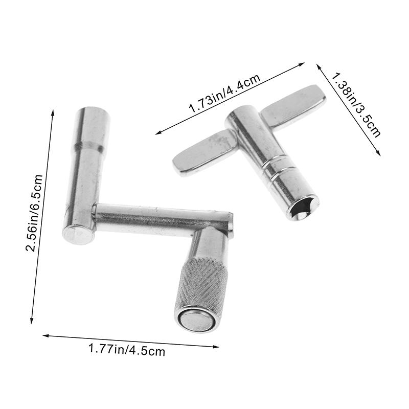 ..2Pcs Drum Keys Set T Style Z Style Universal Drum Tuning Parts Quick Disassembly Installation Universal Drum Kit Wrench Parts