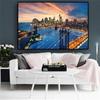 New York City Brooklyn Bridge Manhattan Sonnenuntergang Poster Wandkunst Malerei skandinavische nordische Wohnzimmer Home Dekoration Drucke