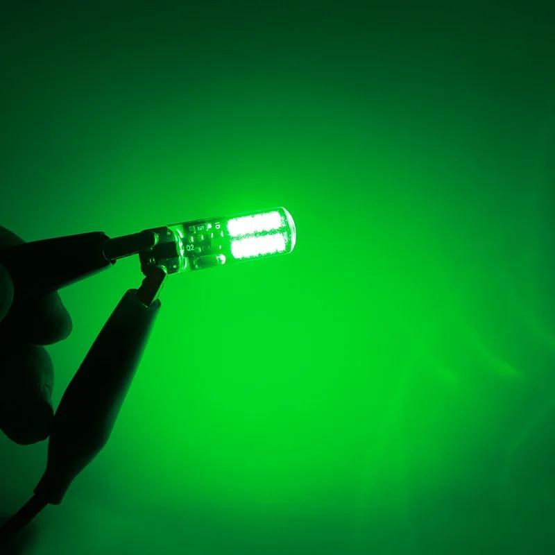 2/4/10pcs LED Silica Gel T10 Light Bulb Flashing Signal Lamp Clearance Lights Position Lamp Strobe Stoplight Warning Taillights Dome Lights 6