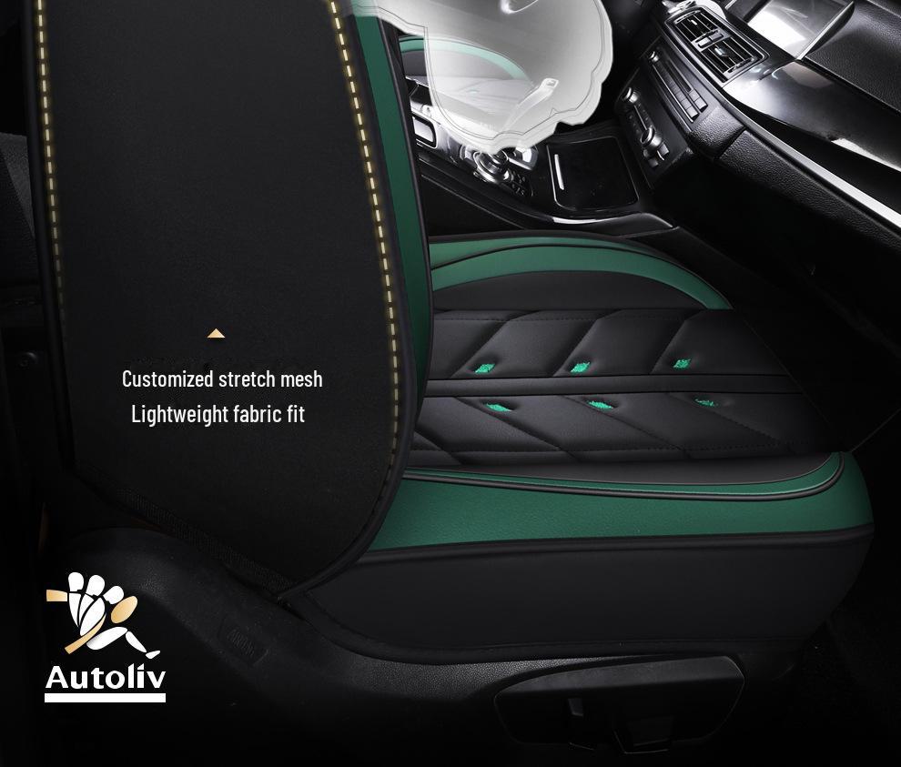 Universeller Leder-Autositzbezug für Great Wall & Haval Modelle: Cannon, H6, Big Dog, M6, First Love, F7 - Voller Kissenbezug