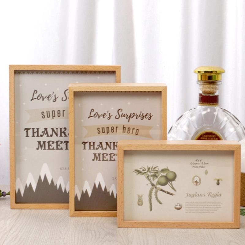 Money and Picture Frame Money for Case Funny Wood Money Box Kids Gift Home Decor