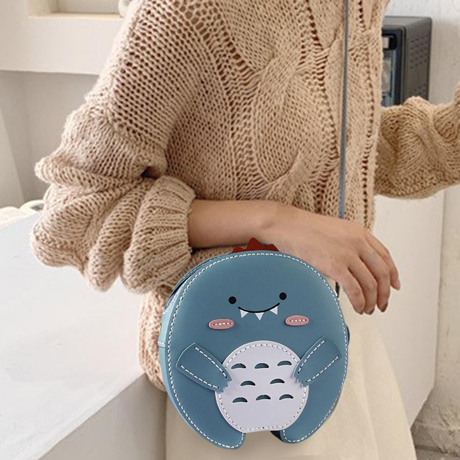 1 Набор DIY Аксессуары для изготовления плечевой сумки из ПУ кожи Вязание Крючком Шитье Ручная работа Женский кошелек светло-синий 800₽